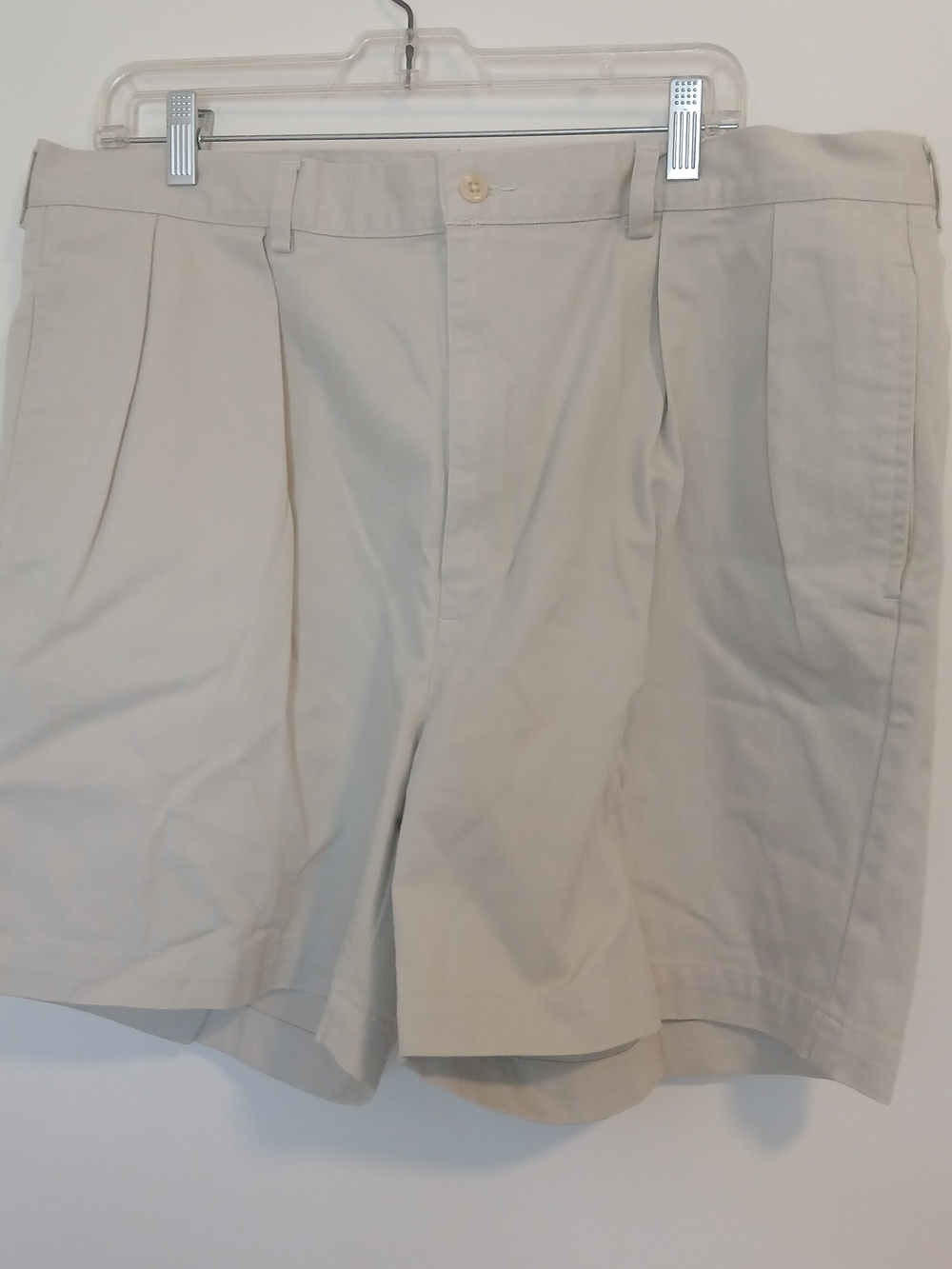 Polo by Ralph Lauren Men’s Pleated Shorts in Light Beige